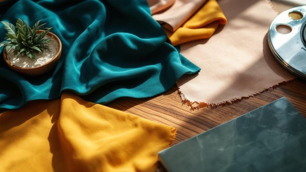 complementaire kleuren kiezen materialen