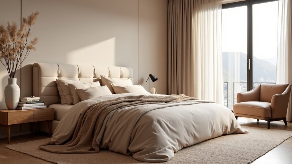 comfortabele en stijlvolle slaapkamer