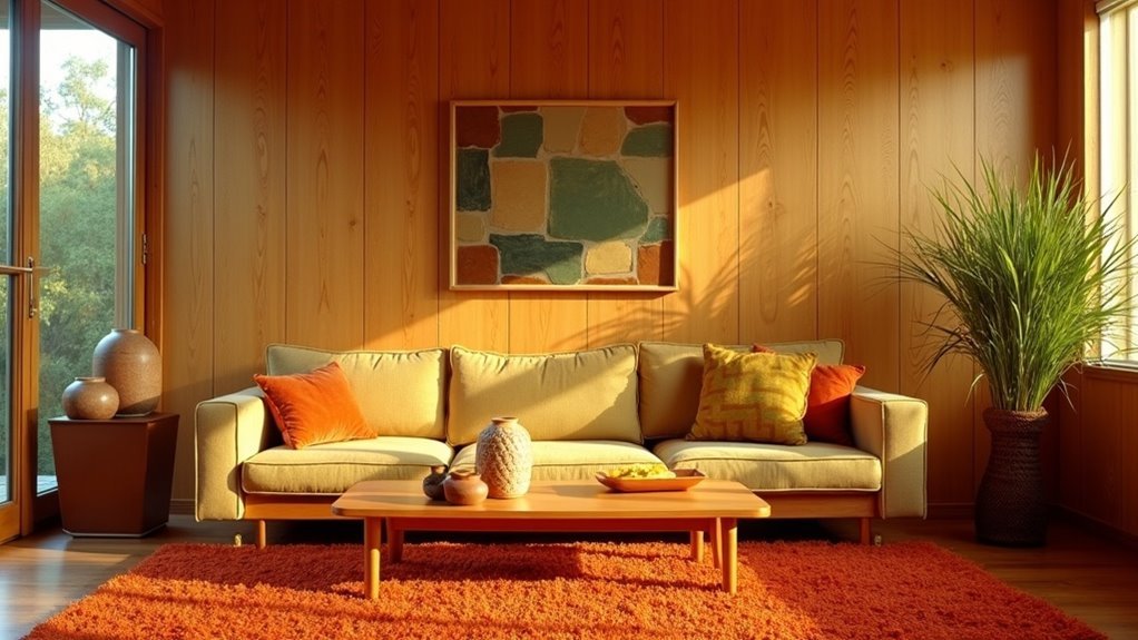 retromaterialen voor moderne interieurs
