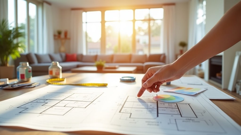 planning van de functionaliteit van ruimtes