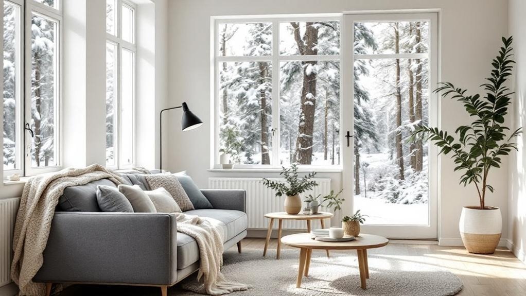 rustieke scandinavische woondecoratie